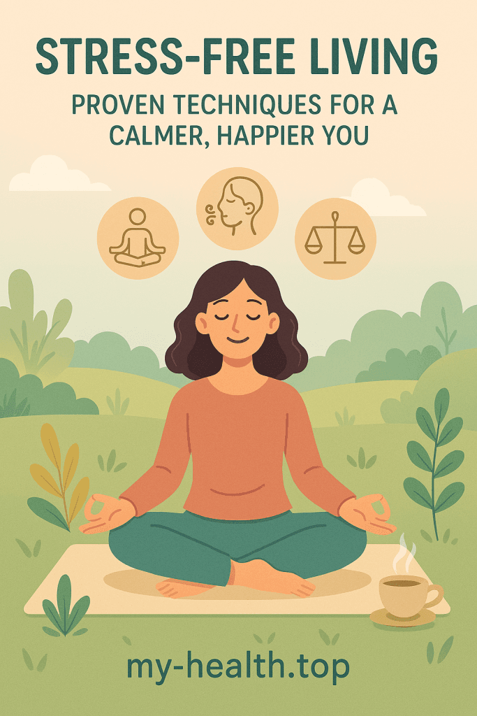 stress-free living proven techniques for a calmer happier you