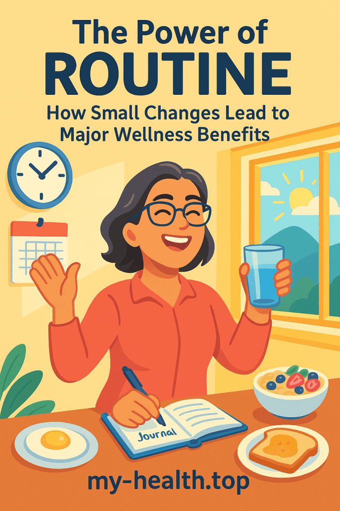 the power of routine how small changes lead to major wellness benefits