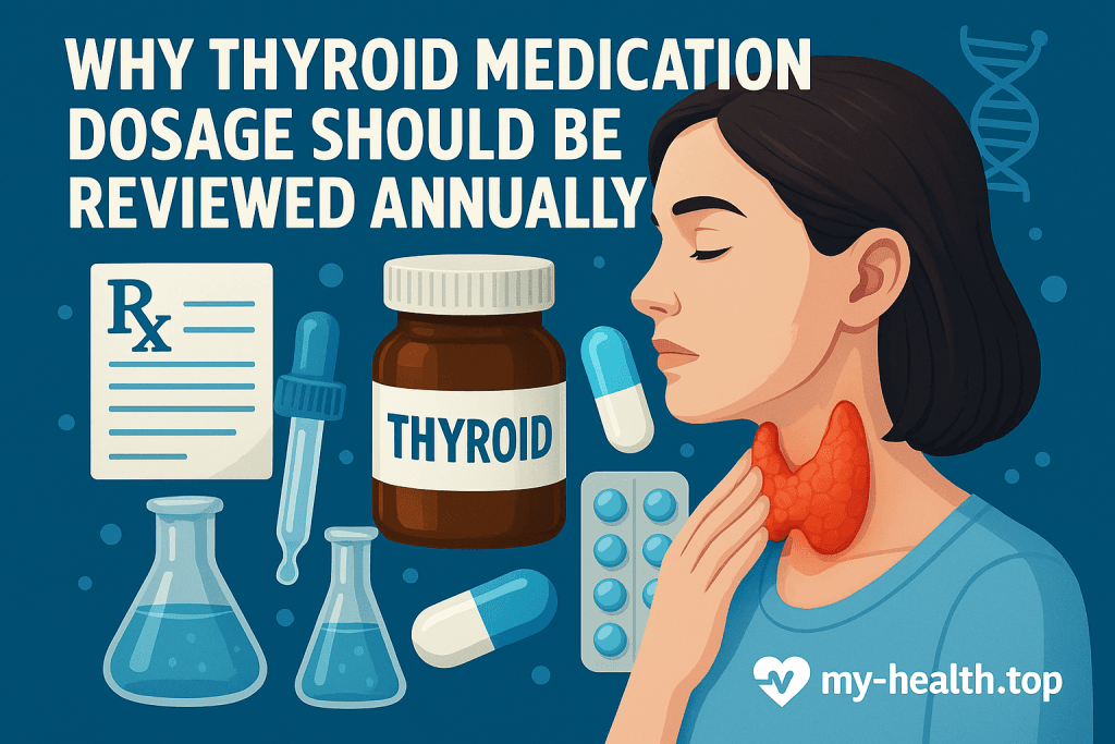 Annual thyroid medication review for older adults