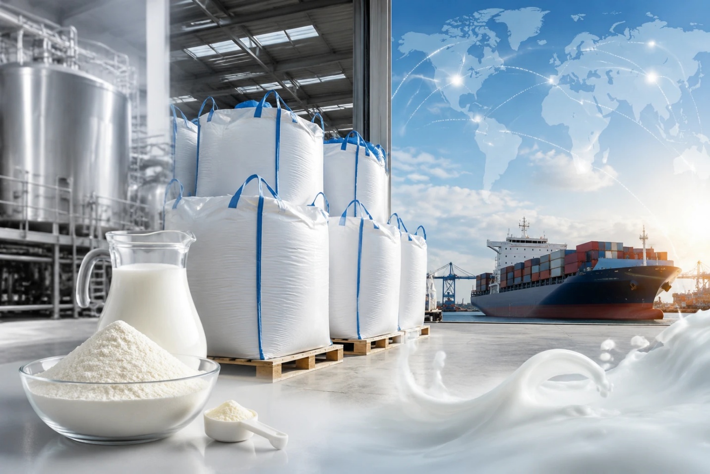 Hiroland, as a bulk skim milk powder supplier